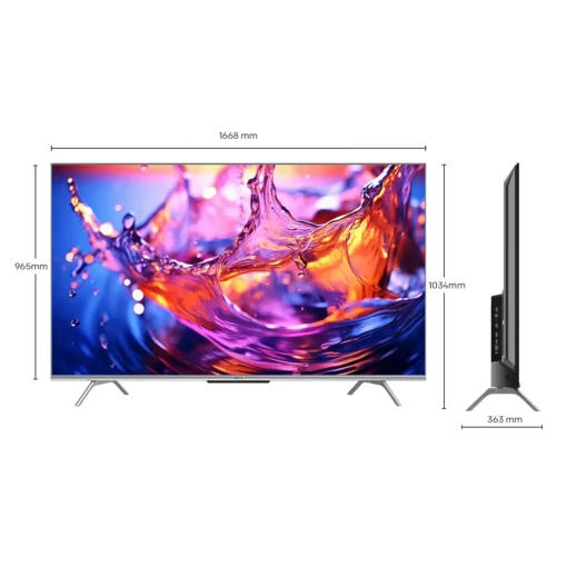 Телевизор METZ 75MUD7000Z, 75"(189 см), LED Smart TV, Google TV, UHD, Черен - Image 4