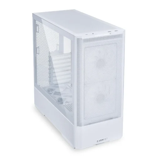 Кутия за компютър Lian Li LANCOOL 207 Mid-Tower, Tempered Glass, Бяло - Image 2