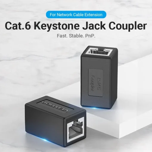 Vention съединител Keystone Jack Coupler Cat.6 FTP - IPVB0 - Image 3