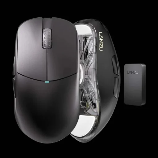 Lamzu професионална геймърска мишка ATLANTIS MINI 4K - Wireless Gaming Mouse - Charcoal Black - Image 5