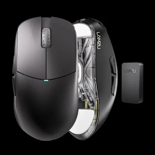 Lamzu професионална геймърска мишка ATLANTIS OG V2 4K - Wireless Gaming Mouse - Black - Image 2