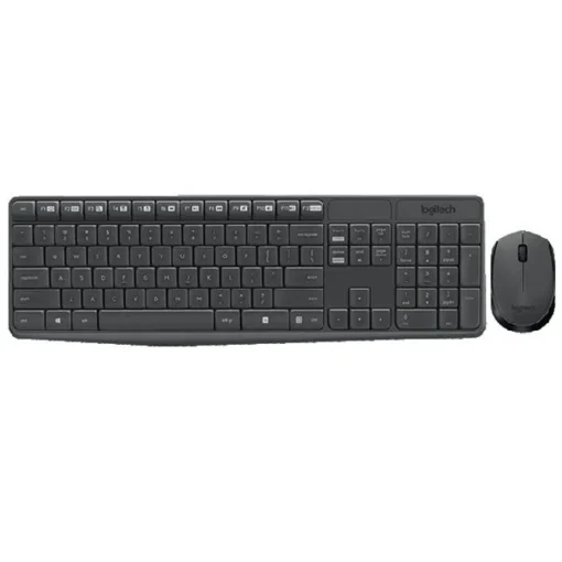 Kомплект безжични клавиатура с мишка Logitech MK235, Тъмносив - Image 4