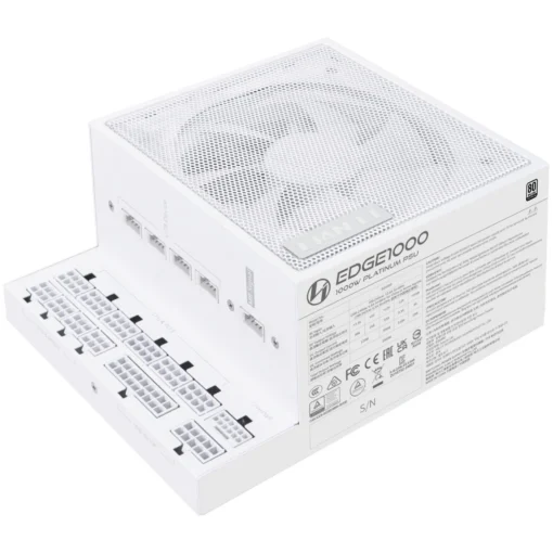 Захранващ блок Lian Li EDGE EG1000 White 1000W 80+ Platinum PCIe 5.1, ATX 3.1 - Image 3