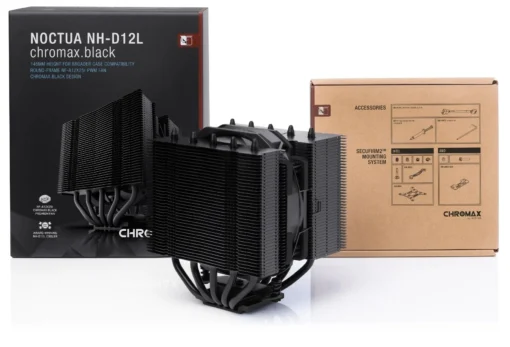 Noctua Охлаждане CPU Cooler NH-D12L chromax.black - Image 4