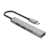 Orico хъб USB3.0/2.0 HUB 3 port + card reader TYPE C Aluminum - AH-12F-GY