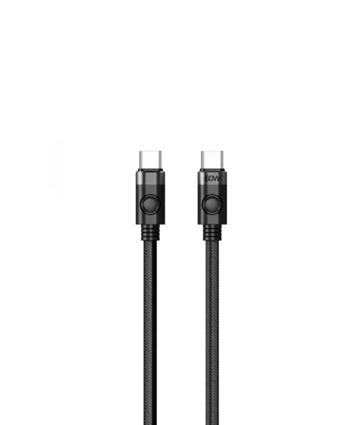 Orico кабел Cable USB C-to-C PD 60W Charging 1.0m Black – CDX-60CC-BK