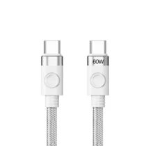 Orico кабел Cable USB C-to-C PD 60W Charging 1.0m White - CDX-60CC-WH