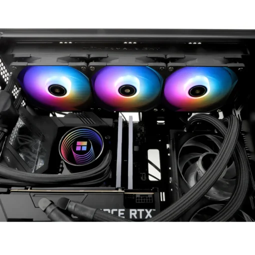 Thermalright водно охлаждане Water Cooling Frozen Notte 360 Black A-RGB V2 - LGA1851/AM5 - Image 5