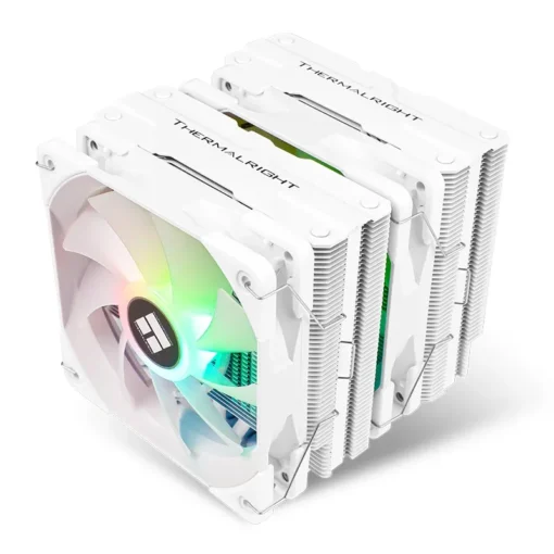 Thermalright охладител CPU Cooler Peerless Assassin 120 White A-RGB - Dual-Tower - LGA1851/LGA1700/AM5 - Image 2