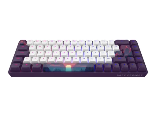 Геймърскa механична клавиатура Dark Project 68 Sunrise RGB 60% - G3MS Sapphire Switches, PBT - Image 2