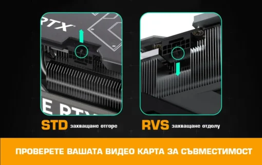 EZDIY-FAB адаптер за видеокарта 12VHPWR 600W - RVS 180° Black - Image 2