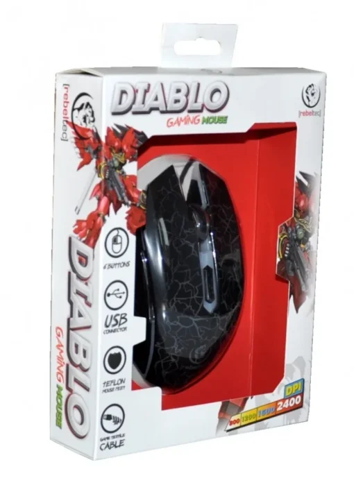 Rebeltec Giant gaming mouse USB optical DIABLO - Image 5