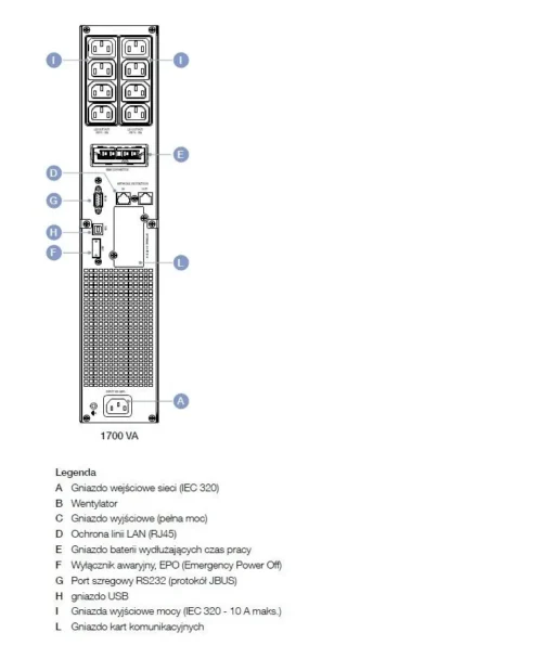 Socomec NETYS PR 1700VA/1350W /AVR/LCD/8xIEC/USB/EPO - Image 2