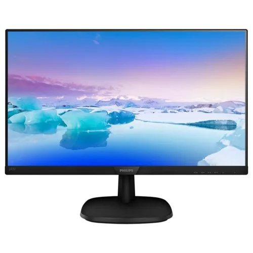 Philips Monitor 23.8 243V7QDSB IPS DVI HDMI черен