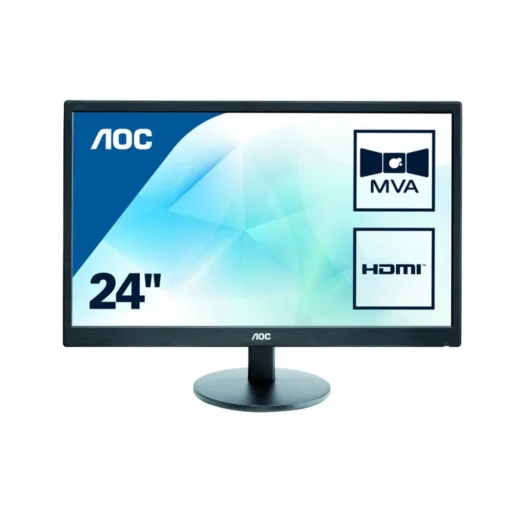 AOC Monitor 23.6 M2470Swh MVA HDMIx2 Speakers Black - Image 5