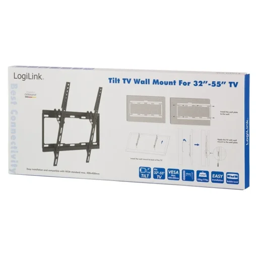 LogiLink TV wall mount, tilt, 32-55 ,max. 35kg - Image 2