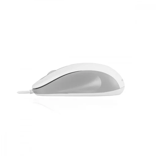 MODECOM M10S SILENT WHITE CABLE OPTICAL MOUSE - Image 3