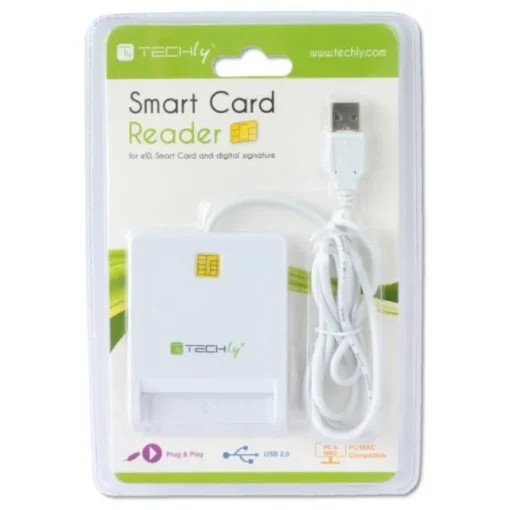 Techly USB 2.0 Smart Card / Smart Card Reader - Image 2