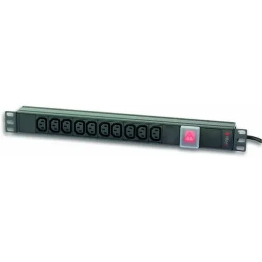 Techly Rack 19 rack for UPS 250V/10A, 10 sockets, 2m black