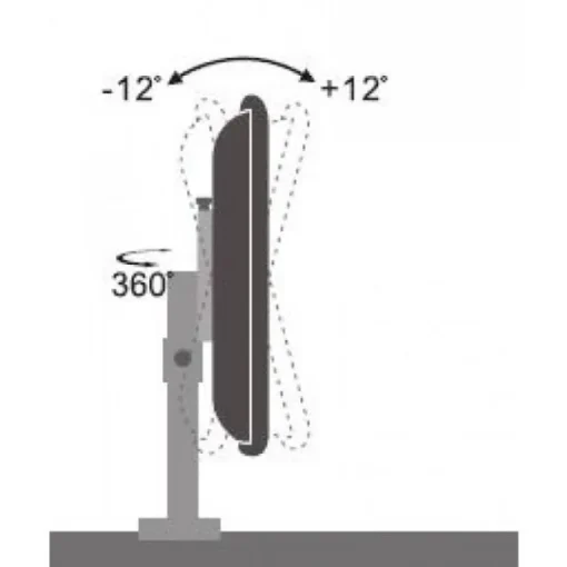 Techly Desk handle LCD/LED 13-30 inches vertical, 15kg, adjustable height - Image 3