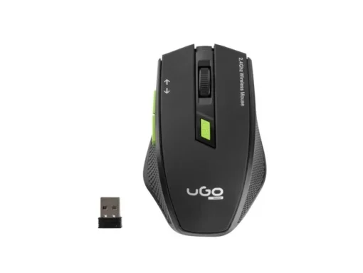 UGo Wireless 2,4GHz mouse MY-04 1800DPI optical black - Image 3