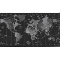 Natec Time zone Map Maxi 800x400 mouse pad