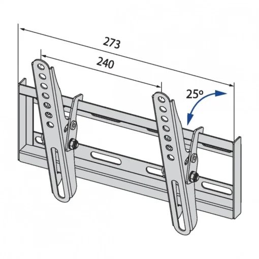 TB TV wall mount TB-251 up to 42 inches 20kg max VESA 200x200 - Image 3