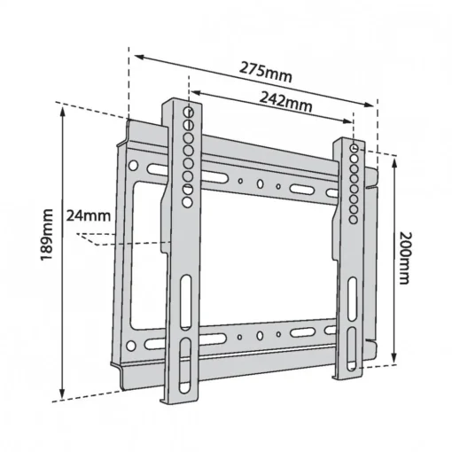 TB TV wall mount TB-250 up to 42 inches 40kg max VESA 200x200 - Image 3