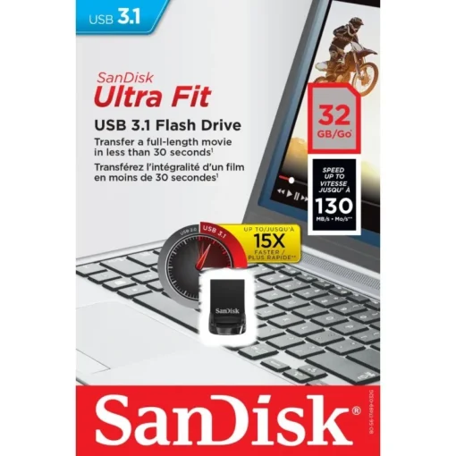 SanDisk ULTRA FIT USB 3.1 Gen1 32GB 130MB/s - Image 4