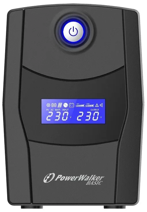 PowerWalker UPS Line-In 600VA STL FR 2x PL 230V, USB, RJ1 - Image 3