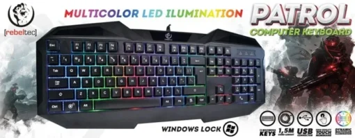 Rebeltec Game keyboard iluminati n PATROL - Image 2