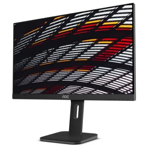 AOC Monitor 23.8 24P1 IPS DVI DP HDMI Pivot Speakers - Image 2