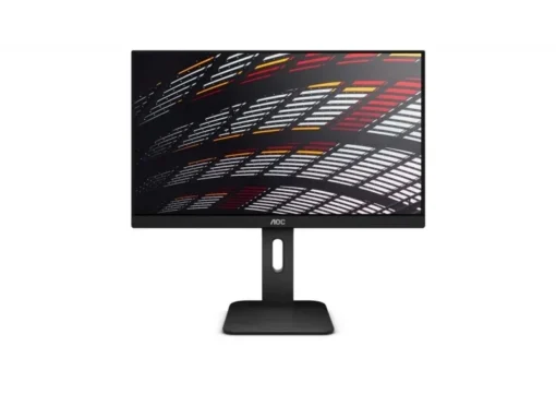 AOC Monitor 23.8 24P1 IPS DVI DP HDMI Pivot Speakers