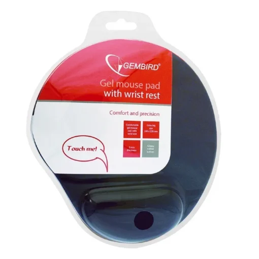 Gembird Gel mouse pad with wrist support - Image 2