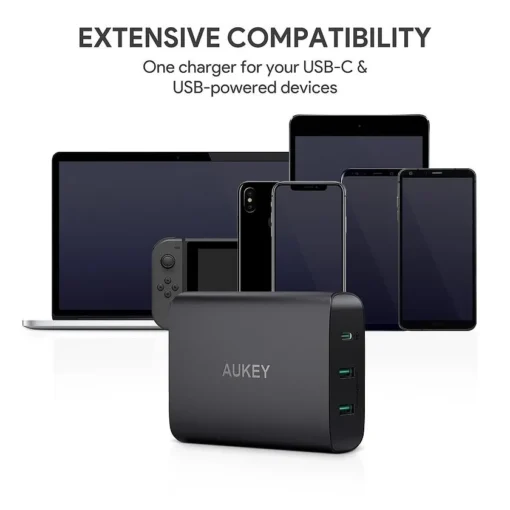 AUKEY Charger ultrafast PA-Y12 3xUSB Power Delivery 3.0 7.8A 72W - Image 2