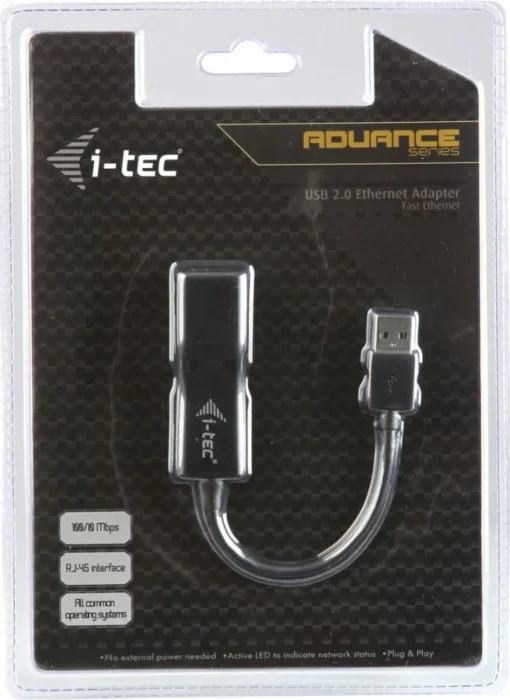 i-tec USB 2.0 Fast Ethe rnet Adapter 10/100 Mbp - Image 3