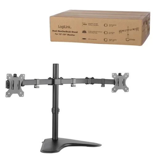 LogiLink Dual monitor desk stand 13-32, max. 8kg - Image 4