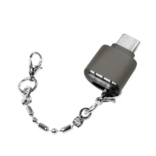 LogiLink USB-C to microSD card readeras a keychain - Image 2