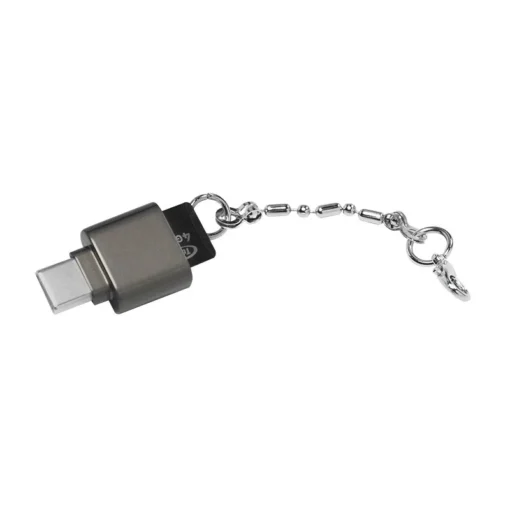 LogiLink USB-C to microSD card readeras a keychain - Image 3