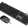 iBOX Set keyboard + mouse IKMS606 black (USB 2.0; (US); black optical; 800 DPI)