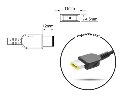 Mitsu Mitsu Pow. Sup. LENOVO 20V 2.25A ZM/LEN20225Y - Image 3