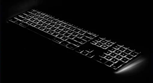 Matias Keyboard aluminum Mac backlit RGB Space Gray - Image 2