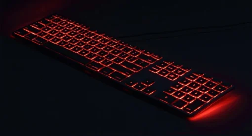 Matias Keyboard aluminum Mac backlit RGB Space Gray - Image 3