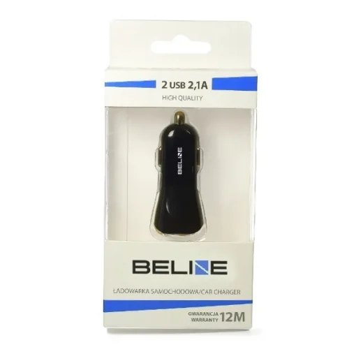 Beline Car charger 2xUSB 2.1A black - Image 2