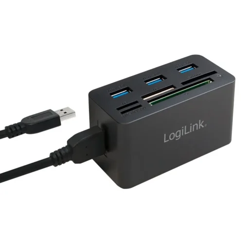 LogiLink USB 3.0 Hub with all in one card reader - Image 2