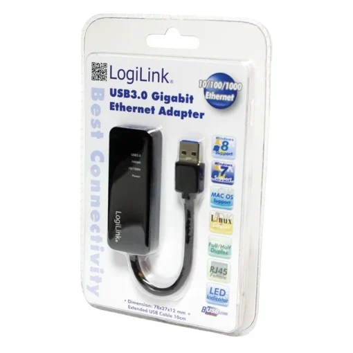 LogiLink USB 3.0 to Gigabit Adapter - Image 2