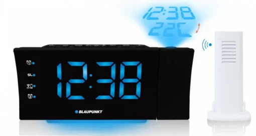 Blaupunkt Clock radio with projection and USB charging CRP81USB - Image 4