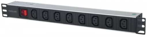 Intellinet Power strip rack 19 1U 110V-250V/10A 8x C13