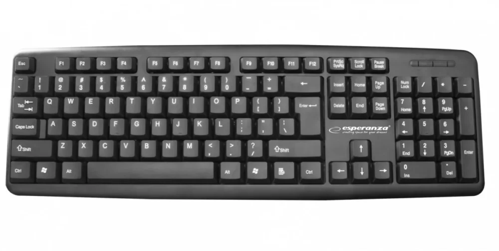Esperanza Keyboard wired standard USB AMARILLO