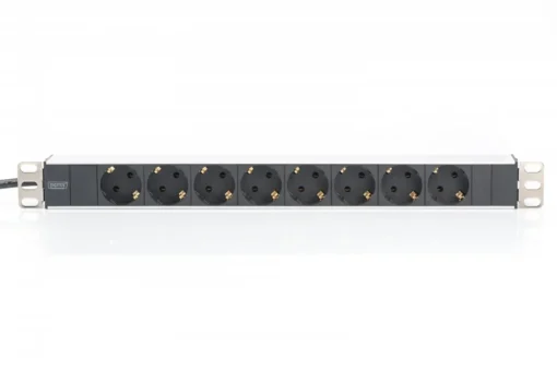 Digitus Power strip PDU 19 , 1U, 8 sockets, power: 16A, 4000W, aluminum, 2m - Image 2